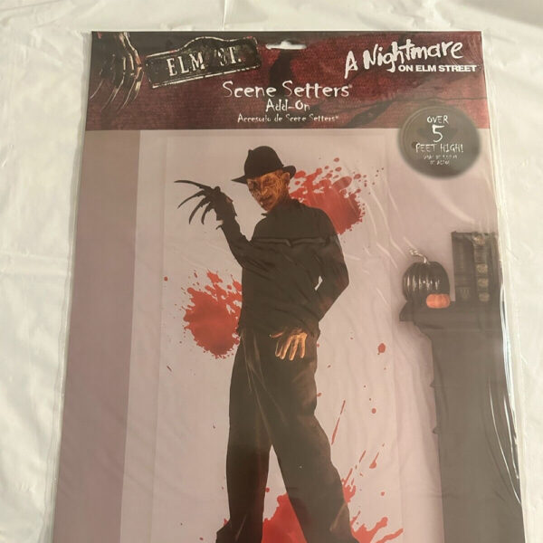 Nightmare on Elm Street Freddy Krueger Wall Decoration Scene Setter Halloween - Image 5