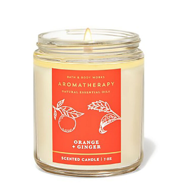 Bath Body Works Single Wick Candle 198gm Orange Ginger