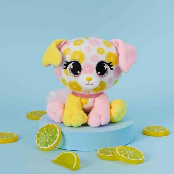 P.lushes Pets Juicy Jam: Capri Limone (Scented) Plush Puppy Toy - 14 cm - Image 2