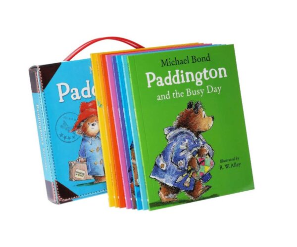 Paddington Bear Suitcase Adventures 8 Books Library Gift Set With Bonus Paddington Plush Toy - Image 3