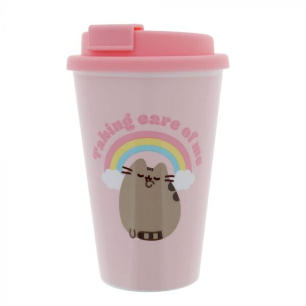 GUND PUSHEEN THE CAT - SELF CARE CLUB TRAVEL MUG