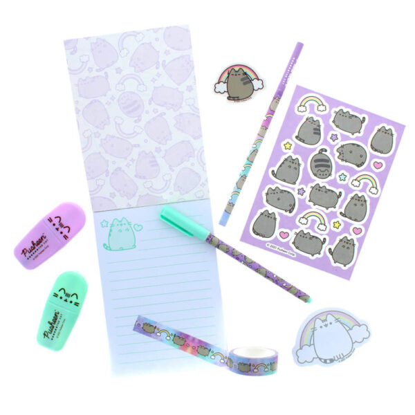 PUSHEEN THE CAT  PUSHEEN TIE DYE STATIONERY SET - Image 2