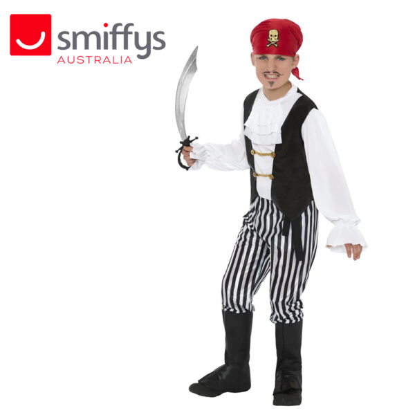 Pirate Boy's Costume, Child, 7-9y, 10-12y