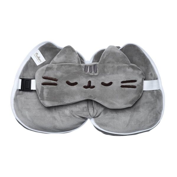 Pusheen the Cat: Travel Pillow & Eye Mask Set Relaxeeze - Image 2