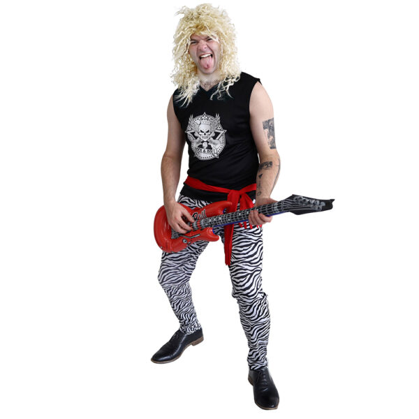 Rockstar Musician Costume Adult, Men's Size: Medium /Large - Image 2