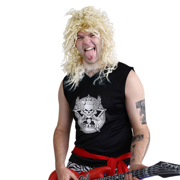 Rockstar Musician Costume Adult, Men's Size: Medium /Large - Image 3