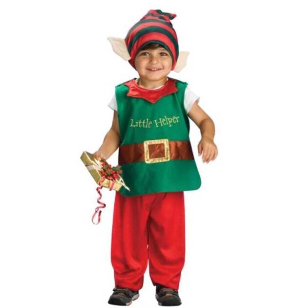 Lil Elf Child Costume Christmas Fancy Dress for Kids 3-4y Rubies