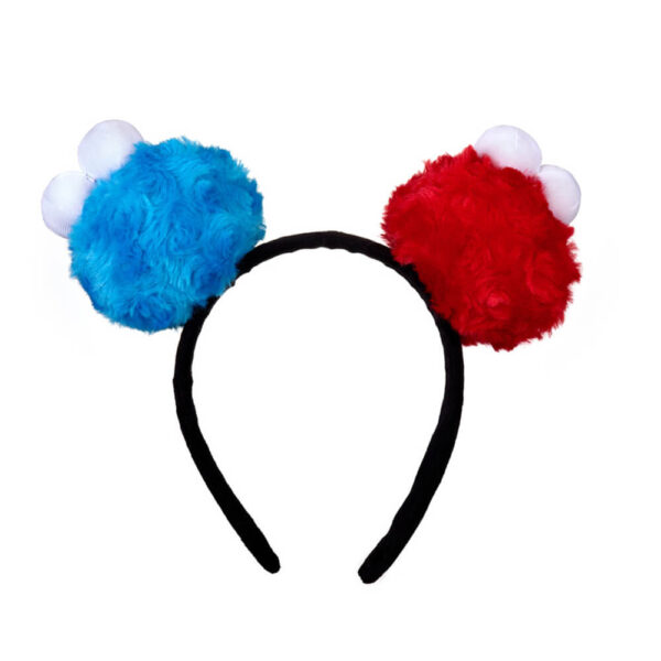 LICENSED SESAME STREET  HEADBAND FOR KIDS ELMO & COOKIE MONSTER - Image 3