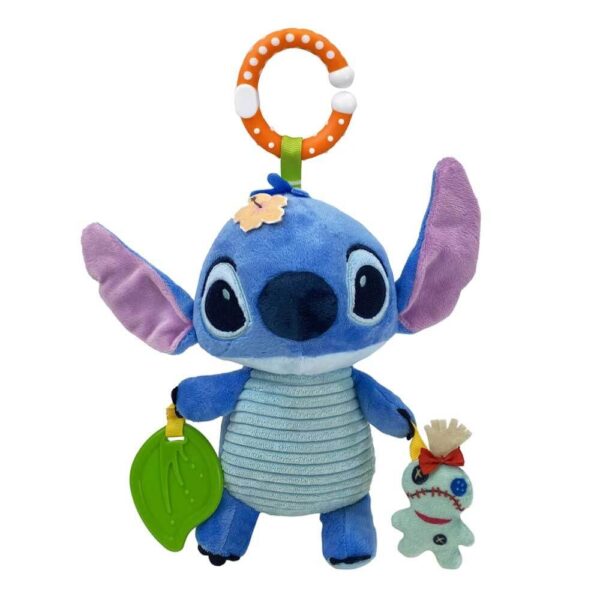 DISNEY BABY STITCH BABY ACTIVITY & PRAM TOY WITH SENSORY TEXTURES & TEETHER 35 CM - Image 6