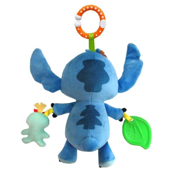 DISNEY BABY STITCH BABY ACTIVITY & PRAM TOY WITH SENSORY TEXTURES & TEETHER 35 CM - Image 5