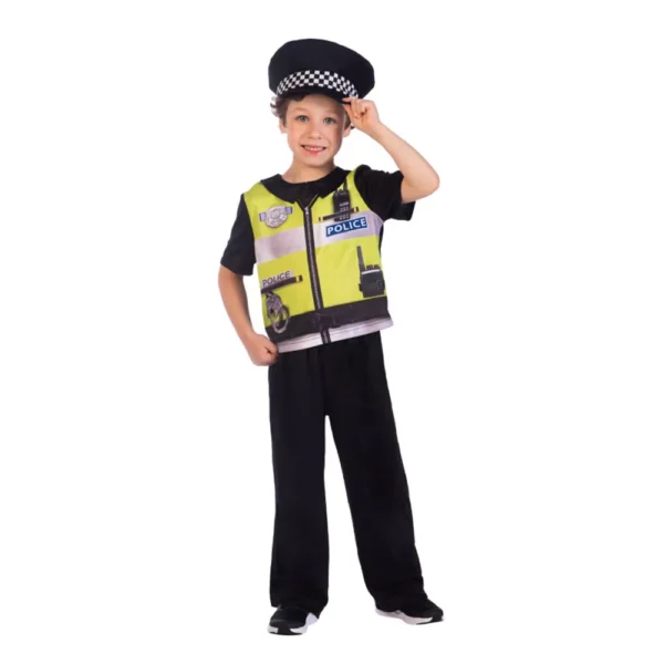 Police Costume Boy S: S/M/L