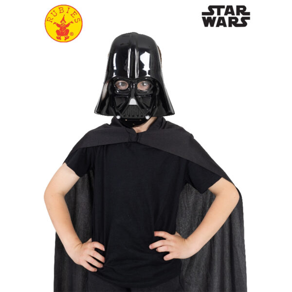 Star Wars Darth Vader 97 Cm Long Cape & Moulded Mask Halloween Costume - Child