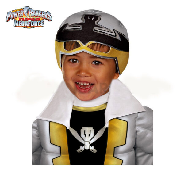 Power Rangers Costume Toddler Child Special Silver Ranger Super Megaforce Boys Muscle S:2-3y - Image 2