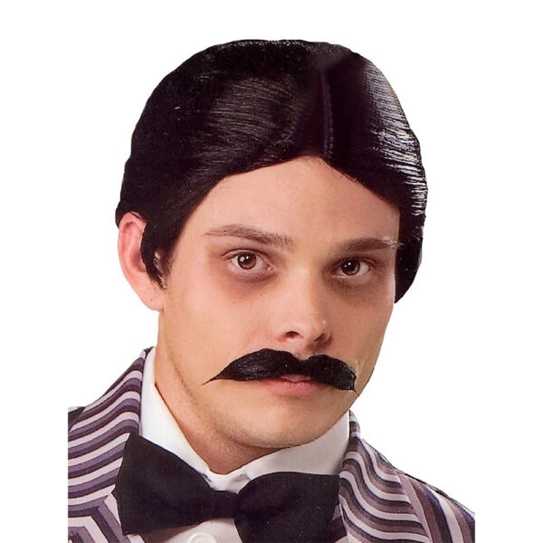 The Addams Family Gomez Wig & Moustache Costume Accessory - Image 4