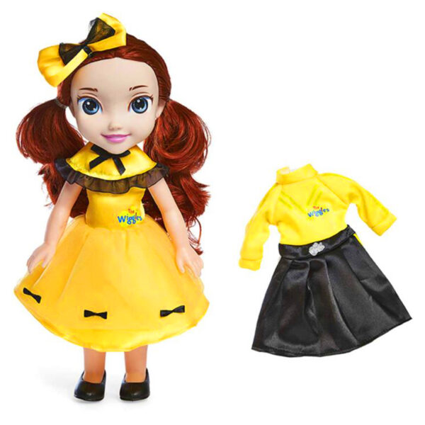 The Wiggles Emma Ballerina Doll 15" with Signature Bow & 2 Interchangeable Dresses - Image 3