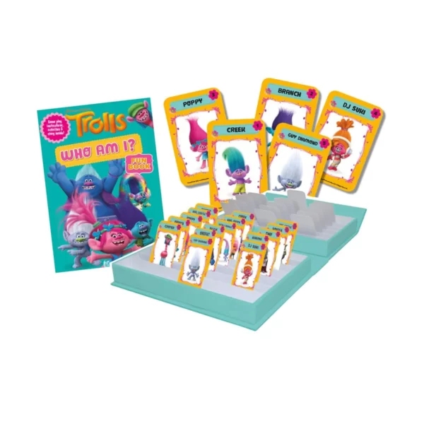 Dreamworks: Trolls - Who Am I? Kids Book with Tabletop Fun Card Games - Image 2