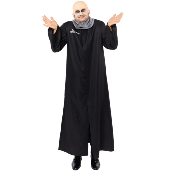 Mens Uncle Fester Nevermore Halloween The Addams Family Licensed Costume S: Std