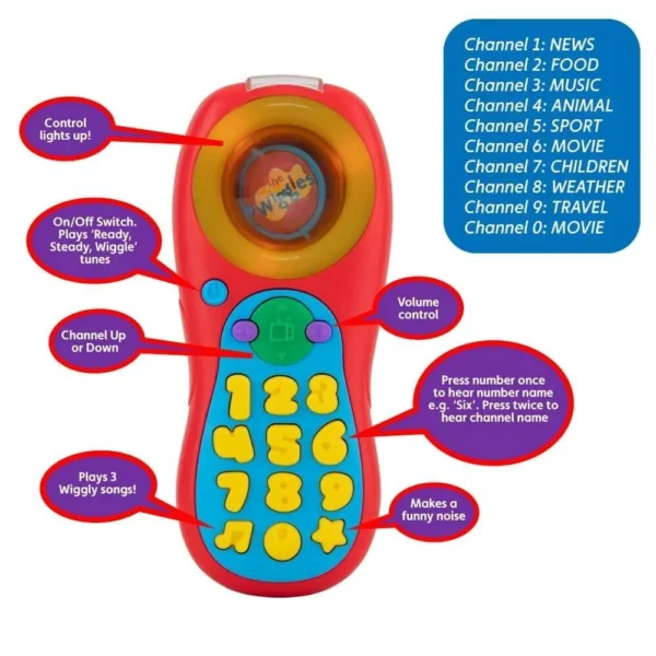 THE WIGGLES MY FIRST REMOTE CONTROL PHONE CHILDS TOY - Image 6