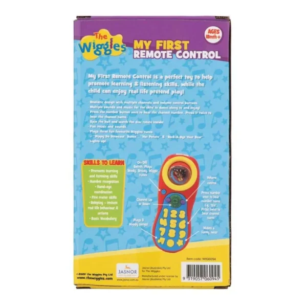 THE WIGGLES MY FIRST REMOTE CONTROL PHONE CHILDS TOY - Image 3