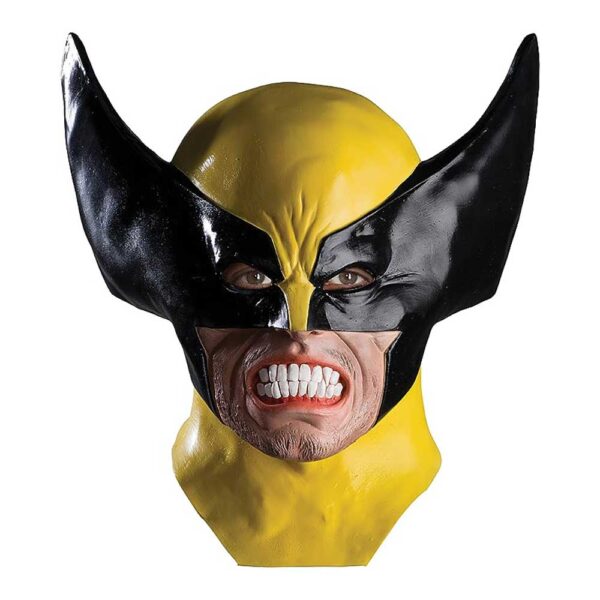 WOLVERINE X-MEN LATEX MASK - ADULT- LICENSED - Image 3