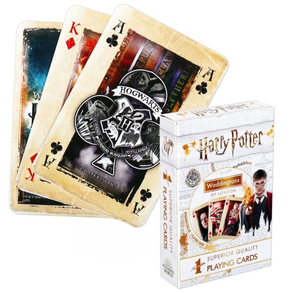 Waddingtons Premium # 1 Playing Cards Game Licensed Harry Potter - Collectible