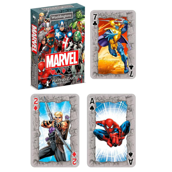 Waddingtons Playing Cards Game Licensed Marvel Supeheroes - Collectibles - Image 3