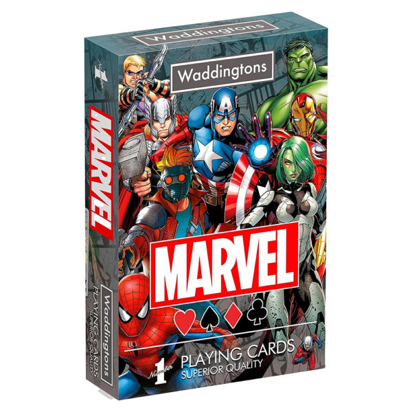 Waddingtons Playing Cards Game Licensed Marvel Supeheroes - Collectibles