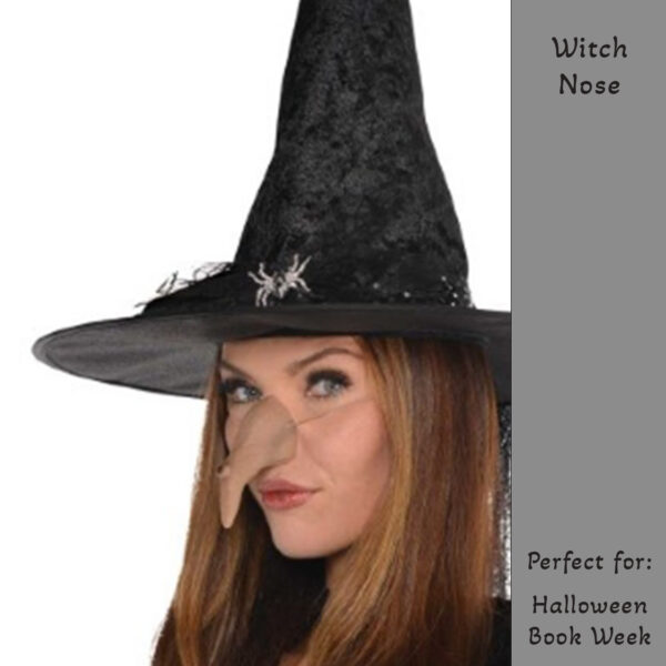 Witch Nose Women's Halloween Costume Accessory - Flesh Colour - Image 3