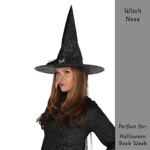 Witch Nose Women's Halloween Costume Accessory - Flesh Colour