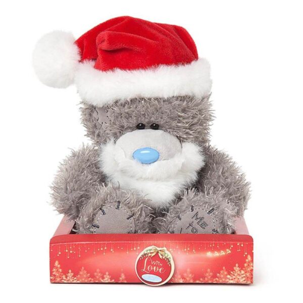 Me to You: Christmas Plush: Tatty Teddy dressed as Santa with Hat & Beard - Image 5