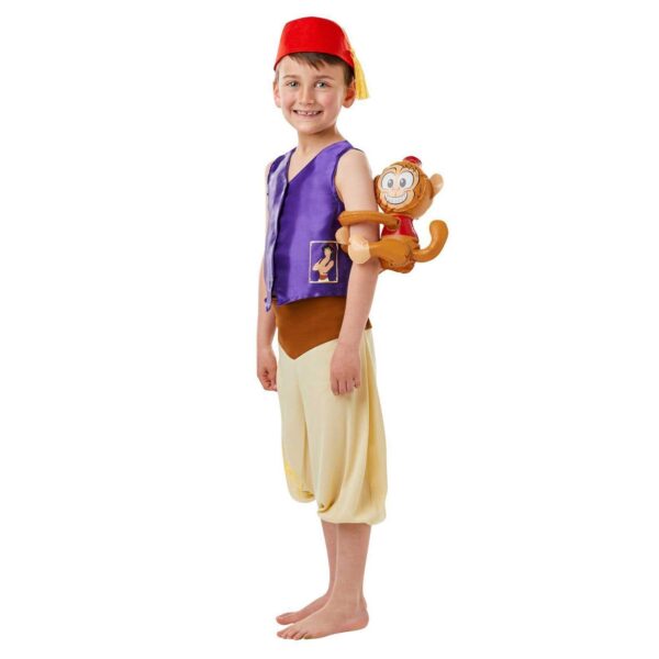 Aladdin Alibaba & Abu Deluxe Costume Disney Boys Movie Costume 7-8y - Image 3