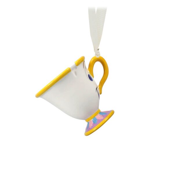 Disney Gifts Beauty & The Beast Chip Tea Cup Christmas Tree Hanging Ornament Decoration - Image 3