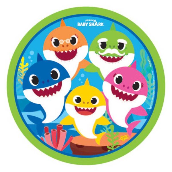 Pinkfong Baby Shark Kids Party Supples - Party Table Pack Custom 56pc - Image 3