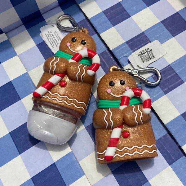 BATH & BODY WORKS GINGERBREAD MAN POCKET BAC GEL HOLDER SLEEVE NEW! - Image 3