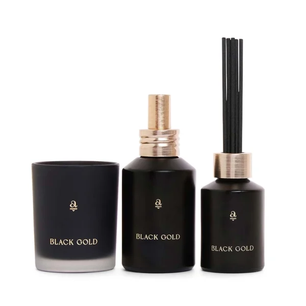 DUSK ARTISAN COLLECTION Bergamot & Black Pepper Black Gold Gift Set 3Pc - Image 2