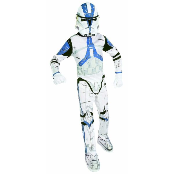 Star Wars Clone Trooper Stormtrooper Costume Halloween Boys Kids Child Small:4-6y