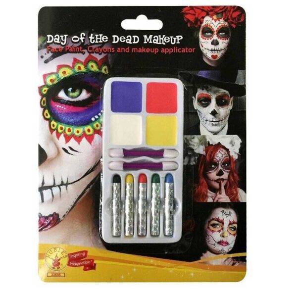 Day of the Dead Make up Kit Halloween Costume Accessory