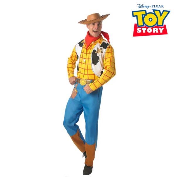 Disney Toy Story Woody Deluxe Mens Sheriff / Cowboy Costume - XL - Image 4