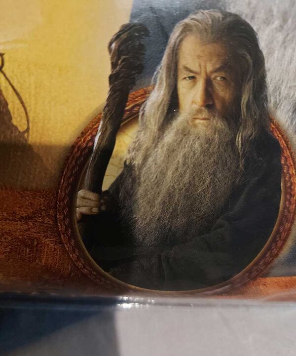 GANDALF WIG MUSH BEARD KIT LORD OF THE RINGS HOBBIT LICENSED ACCESSORY ADULT - Image 3