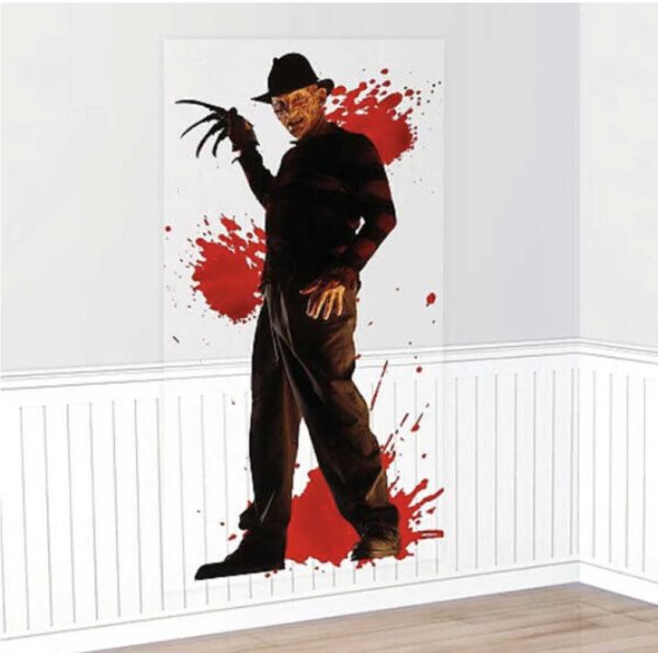 Nightmare on Elm Street Freddy Krueger Wall Decoration Scene Setter Halloween