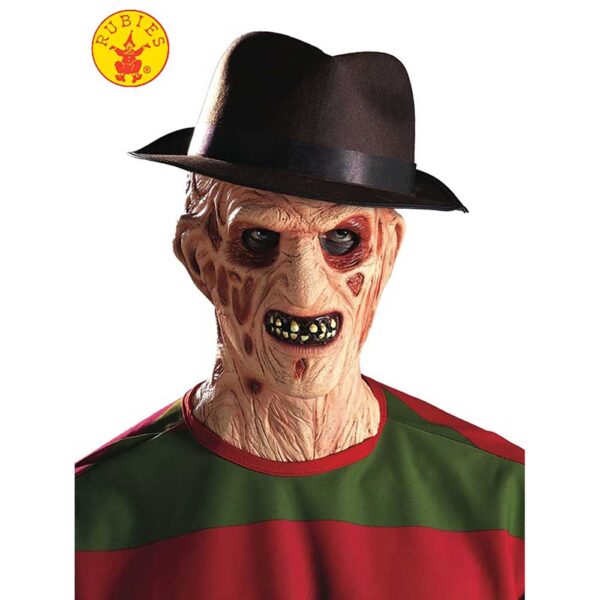 Deluxe Freddy Krueger Fedora Brown Hat Nightmare Elm St Halloween Horror Costume