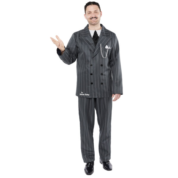 Mens Gomez Nevermore Halloween The Addams Family Licensed Costume S: Std (Medium)