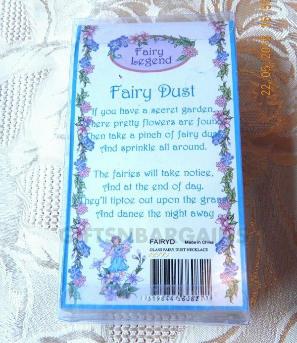 3 x FAIRY PIXIE DUST NECKLACE BOTTLES CHARMS GIRLS PARTY FAVOURS GIFT TINKERBELL - Image 7