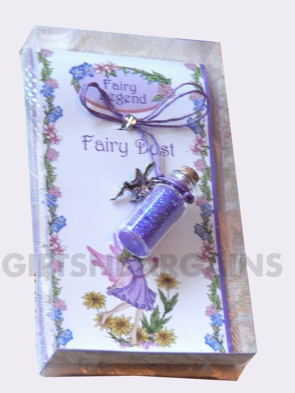 3 x FAIRY PIXIE DUST NECKLACE BOTTLES CHARMS GIRLS PARTY FAVOURS GIFT TINKERBELL - Image 8