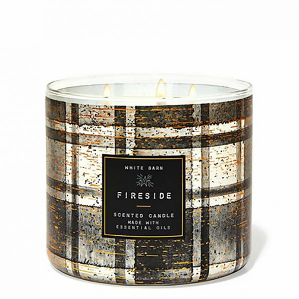 Bath & Body Works Fireside 3 Wick Candle Men Home Fragrance Fathers Day #039;s Gift - Image 3