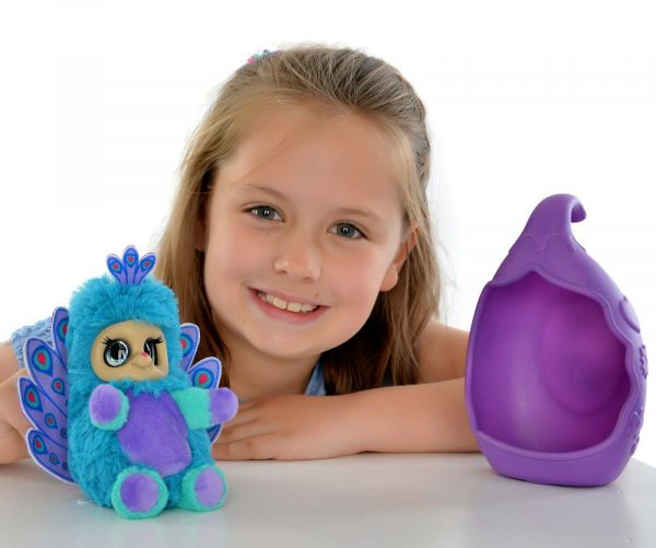 BushBabyWorld Friends Powla Peacock Soft Toy Plush Playset Sleepy Pod Girl Gift - Image 3