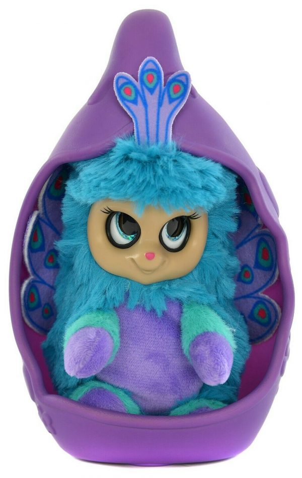 BushBabyWorld Friends Powla Peacock Soft Toy Plush Playset Sleepy Pod Girl Gift - Image 4