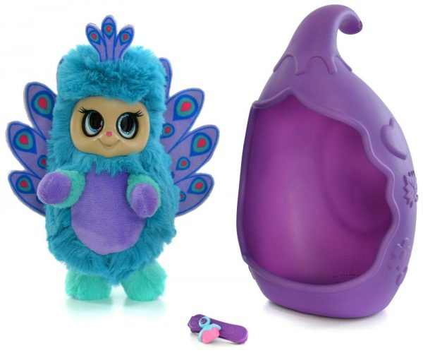 BushBabyWorld Friends Powla Peacock Soft Toy Plush Playset Sleepy Pod Girl Gift