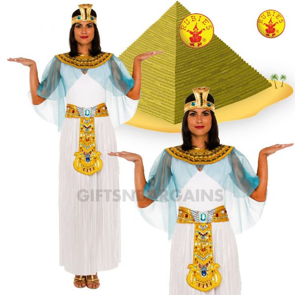 CLEOPATRA QUEEN OF THE NILE COSTUME ADULT EGYPTIAN PRINCESS PHARAOH HALLOWEEN