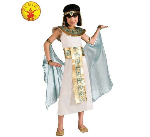 CLEOPATRA QUEEN OF THE NILE COSTUME BOOKWEEK CHILD GIRL EGYPTIAN ROMAN GREEK M/L - Image 3